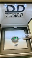 Ringe Davite & Delucchi Dame in Weißgold Smeraldo 0.91 Ct AA032216 SM - AA032216 SM